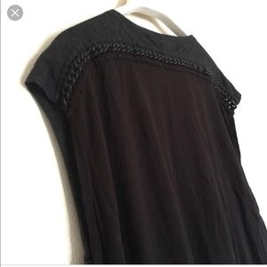 All Saints Sleeveless Top with Chain Detail
